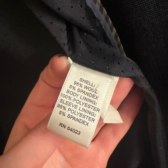 Banana Republic Women’s Suit Jacket Blazer Size 8 Navy Lightweight Stretch Wool - Picture 5 of 5